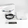 AXAGON EE25-S6 - HDD / SSD-behuizing - 2.5 inch - SATA - Serial ATA II - Serial ATA III - 5 Gbit/s - USB-connectiviteit - wit