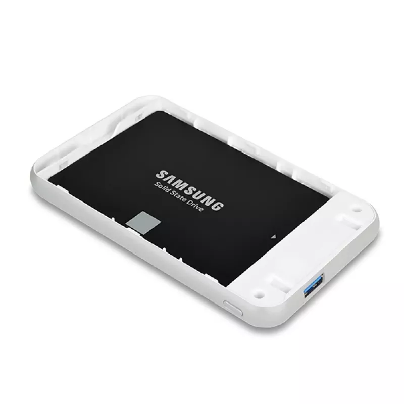 AXAGON EE25-S6 - HDD / SSD-behuizing - 2.5 inch - SATA - Serial ATA II - Serial ATA III - 5 Gbit/s - USB-connectiviteit - wit