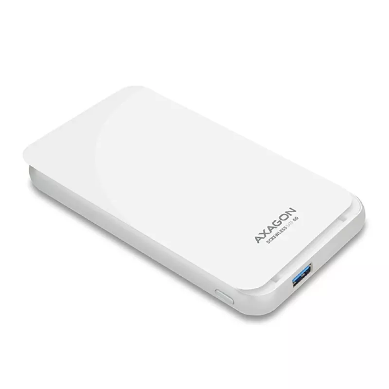 AXAGON EE25-S6 - HDD / SSD-behuizing - 2.5 inch - SATA - Serial ATA II - Serial ATA III - 5 Gbit/s - USB-connectiviteit - wit