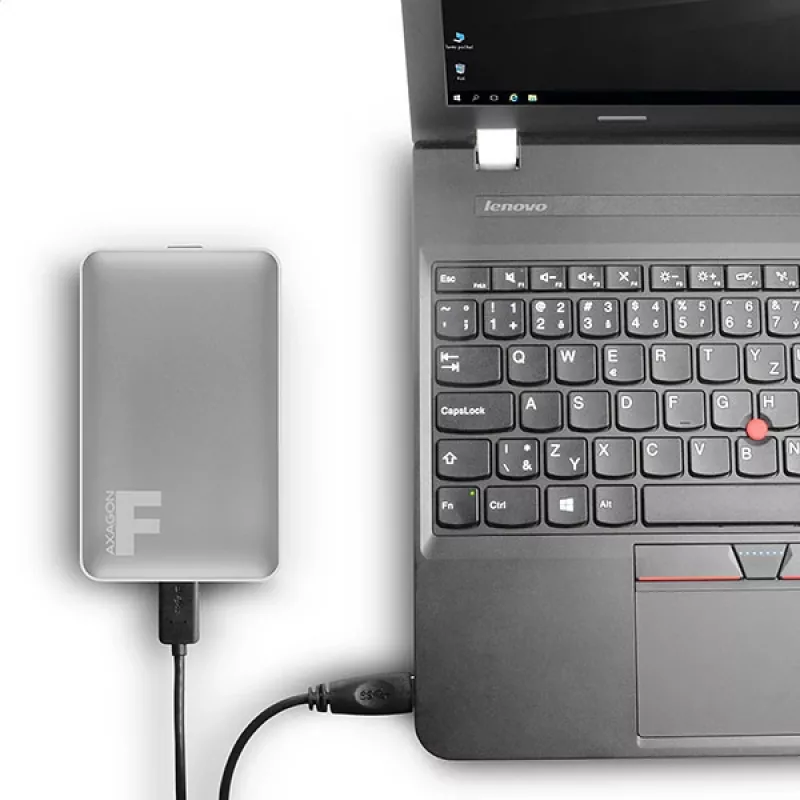 AXAGON EE25-F6G - HDD / SSD-behuizing - 2.5 inch - SATA - Serial ATA II - Serial ATA III - 5 Gbit/s - USB-connectiviteit - grijs