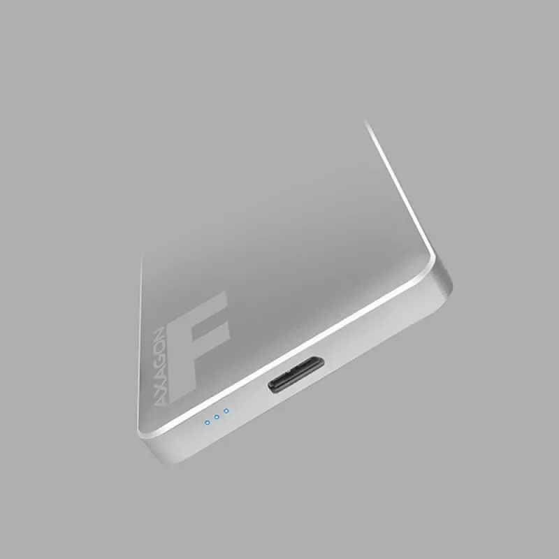 AXAGON EE25-F6G - HDD / SSD-behuizing - 2.5 inch - SATA - Serial ATA II - Serial ATA III - 5 Gbit/s - USB-connectiviteit - grijs