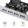 Axagon PCEU-430VL interfacekaarten/adapters intern USB 3.2 Gen 1 (3.1 Gen 1)