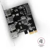 Axagon PCEU-430VL interfacekaarten/adapters intern USB 3.2 Gen 1 (3.1 Gen 1)