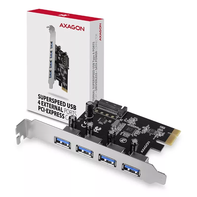 Axagon PCEU-430VL interfacekaarten/adapters intern USB 3.2 Gen 1 (3.1 Gen 1)