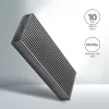 AXAGON EEM2-XR - cover - metaal - zilver - M.2 - elk merk - 112 mm