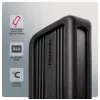 Axagon EEM2-40G USB-C 40Gbps M.2 NVMe SSD-behuizing, ARMORED aluminium