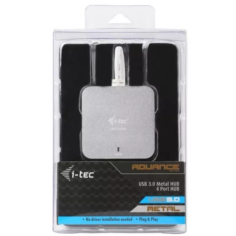i-tec metaal USB 3.0 passieve HUB 4 poort