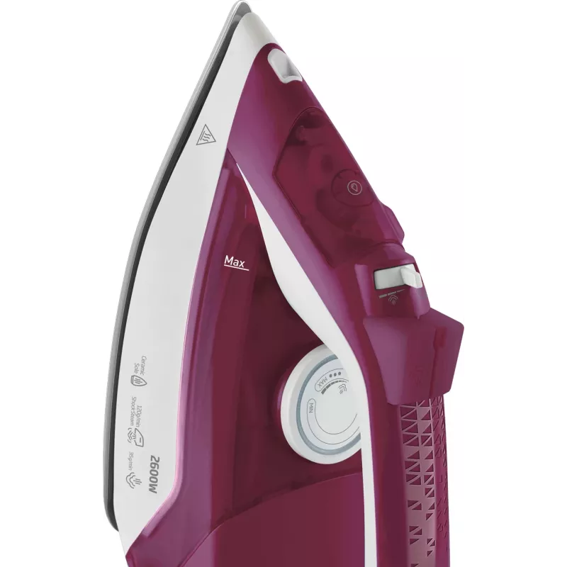 Beko SIM3126R stoomstrijkijzer keramische zool 2600 W rood