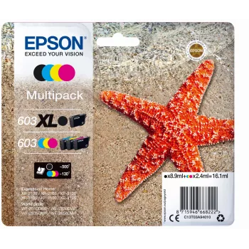 Epson 603 XL inktpatroon 1 st. origineel hoog (XL) bereik zwart, cyaan, magenta, geel