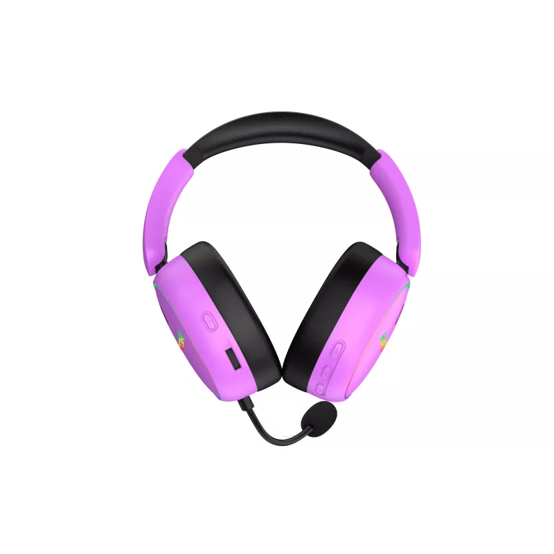 HATOR Phoenix 2 draadloze headset kabel & draadloos hoofdband gaming USB Type-C / USB Type-A Bluetooth violet