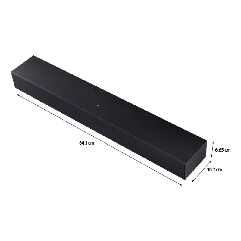 Samsung C-Series HW-B400F/XN soundbar luidspreker zwart, titanium 2.0 kanalen 40 W