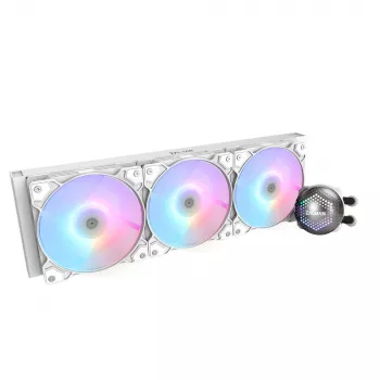 Zalman ALPHA36 White CPU-vloeistofkoeler 360mm-radiator 3 x 120mm-ventilator ARGB-pomp dual-processor all-in-one-vloeistofkoeler 12 cm