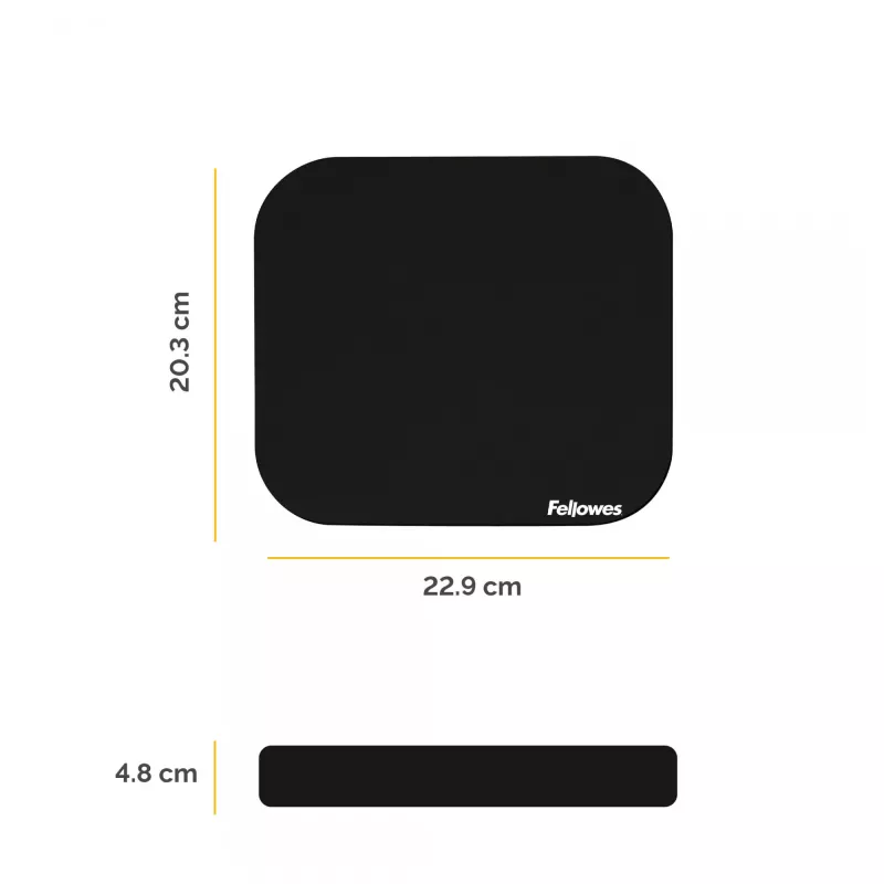 Fellowes Premium Muispad - zwart