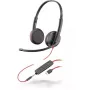 Headset HP POLY Blackwire 3225 — bekabeld USB Type-C, hoofdband, 20–20000 Hz, 121 g, zwart
