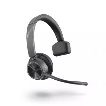 Headset HP POLY Voyager 4310 UC — draadloos Bluetooth, hoofdband, supraauraal, 50 m bereik, 122 g, zwart