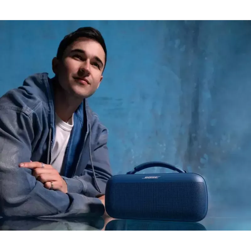 Draagbare monoluidspreker Bose SoundLink Max blauw