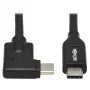 USB-C-kabel Tripp Lite U420-02M-RA 2 m USB 3.2 Gen 1 Thunderbolt 3 haaks