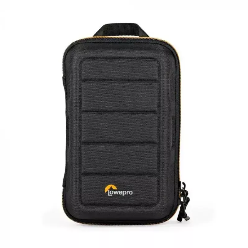 Cameratas Lowepro HARDSIDE CS 60 — hardcase tas, compact, 140×85×227 mm, zwart/oranje