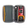 Cameratas Lowepro HARDSIDE CS 60 — hardcase tas, compact, 140×85×227 mm, zwart/oranje