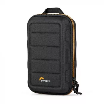 Cameratas Lowepro HARDSIDE CS 60 — hardcase tas, compact, 140×85×227 mm, zwart/oranje