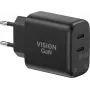 Mobiel apparaat oplader VISION model TC-PUSBCEU/65 – USB-voeding voor telefoons en tablets