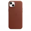 Hoes Apple iPhone 14 Plus leren hoes met MagSafe Umber