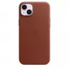 Hoes Apple iPhone 14 Plus leren hoes met MagSafe Umber