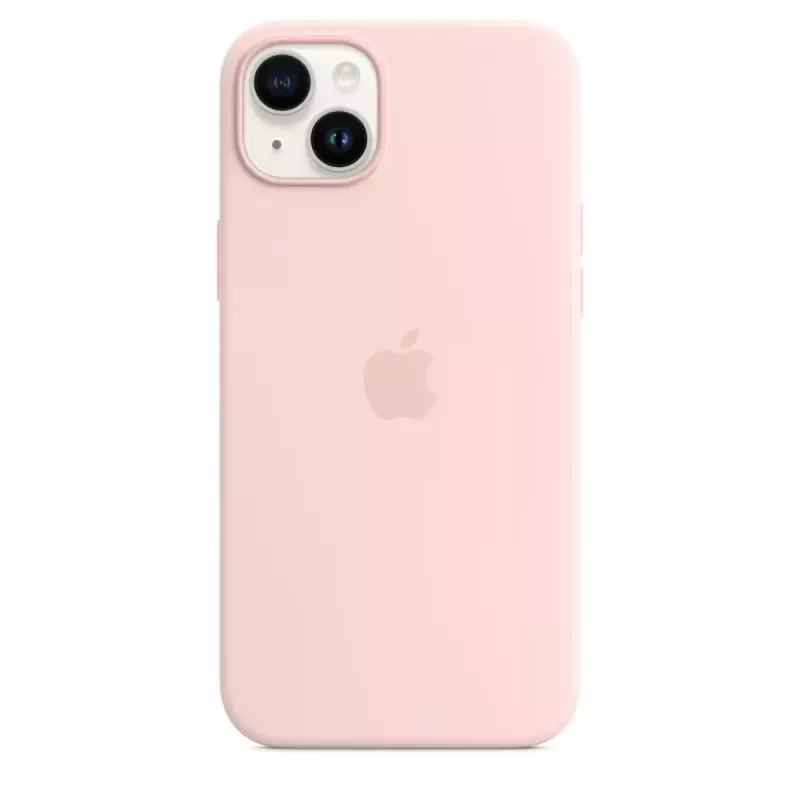 Silicone hoes Apple iPhone 14 Plus MagSafe Chalk Pink hoes