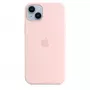Silicone hoes Apple iPhone 14 Plus MagSafe Chalk Pink hoes