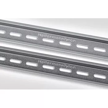 Kabelgootaccessoire HellermannTyton 181-47061 — stalen afstandhouder 35 mm x 7,5 mm