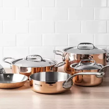 Sauteuse de Buyer 6230.20 rond koper 20,3 cm