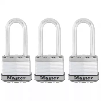 Hangslot MASTER LOCK 45 mm Excell gelamineerd 3-pack met 51 mm beugel