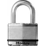 Hangslot MASTERLOCK M5EURDCC veiligheidsniveau 9, beugel van gehard staal, messing lichaam