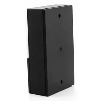 Deurbel RING Geemarc 595 U.L.E draadloos IP44 batterij AA 50 m bereik zwart/zilver