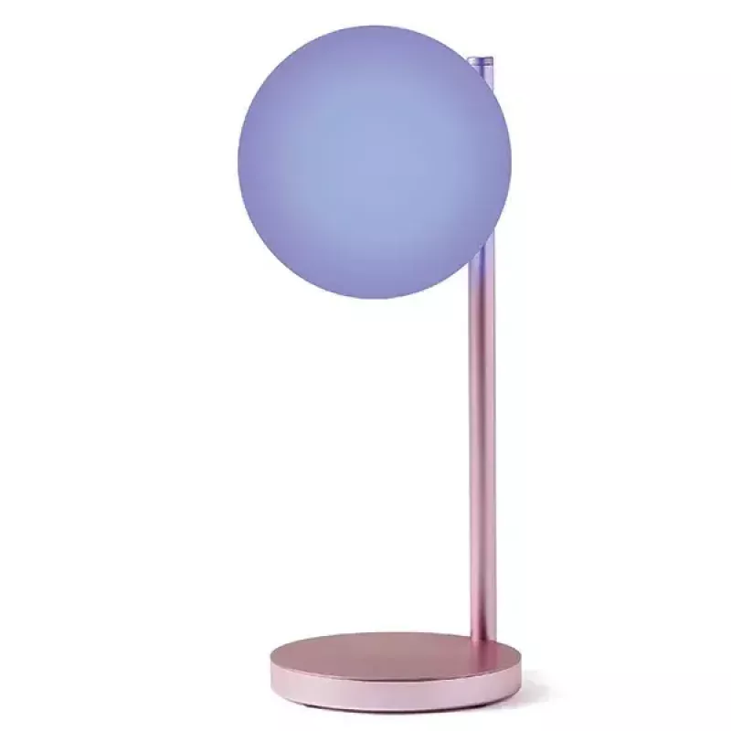 Tafel-ledlamp Lexon Bubble Lamp LH70LP lichtroze 15W met draadloze oplader