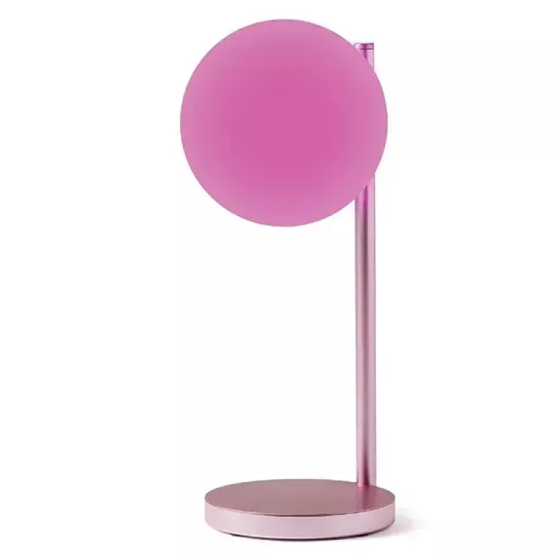 Tafel-ledlamp Lexon Bubble Lamp LH70LP lichtroze 15W met draadloze oplader