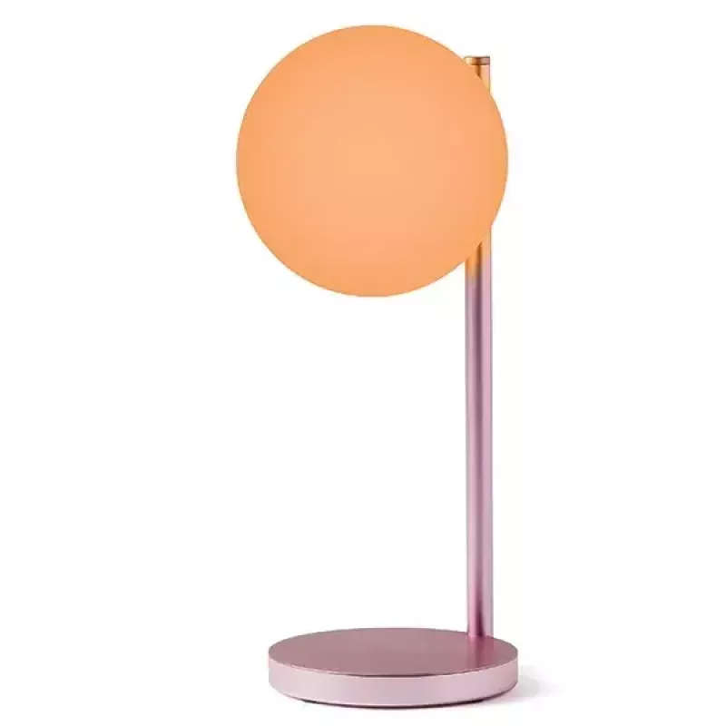Tafel-ledlamp Lexon Bubble Lamp LH70LP lichtroze 15W met draadloze oplader