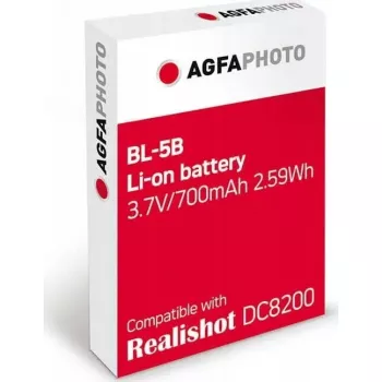 Oplaadbare camera-accu AgfaPhoto BL-5B (vervanging voor BL-5B) 3,7 V / compatibele modellen