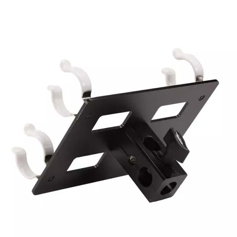 Montageset Nanlite Pavotube Double Bank 2 T12 LED mast zwart