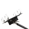 Montageset Nanlite Pavotube Double Bank 2 T12 LED mast zwart