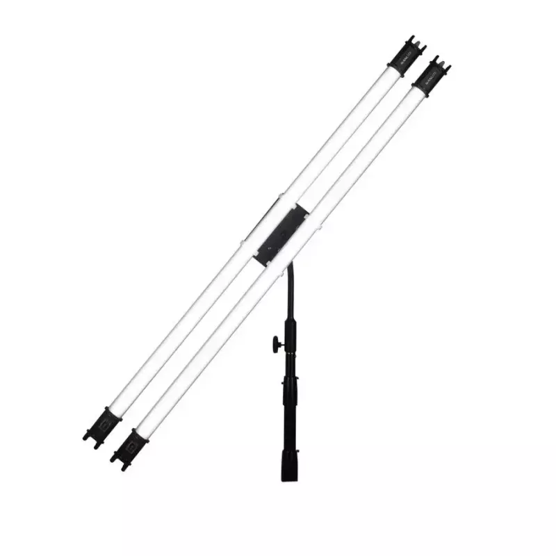 Montageset Nanlite Pavotube Double Bank 2 T12 LED mast zwart