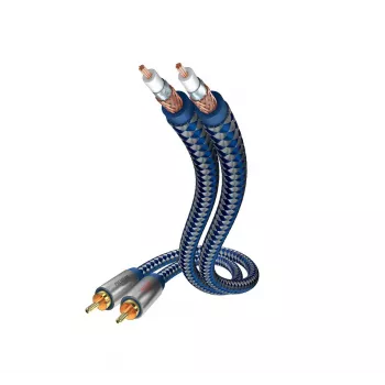 Audiokabel Inakustik 0040403 3m 2xRCA blauw