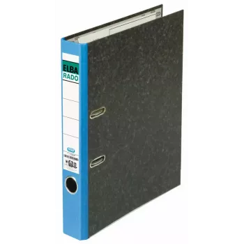 Ordner Elba A4 50 mm blauw – ringordner/hefboommechaniek-ordner, model 100555308
