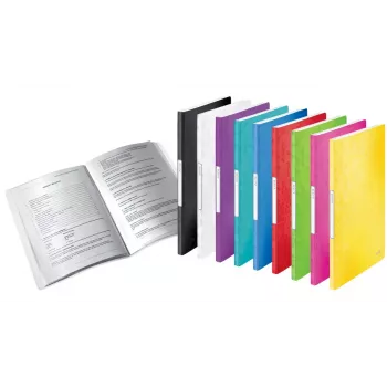 Presentatiemap Leitz WOW 20 hoesjes A4 rood polypropyleen