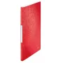 Presentatiemap Leitz WOW 20 hoesjes A4 rood polypropyleen
