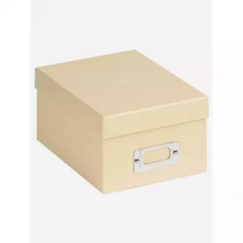Opbergbox Walther FB-115-H rechthoekig papier crème