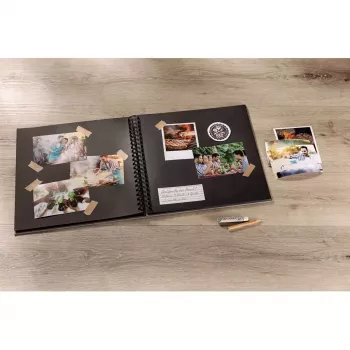Fotoalbum Walther Design Fun grijs 40 vel S