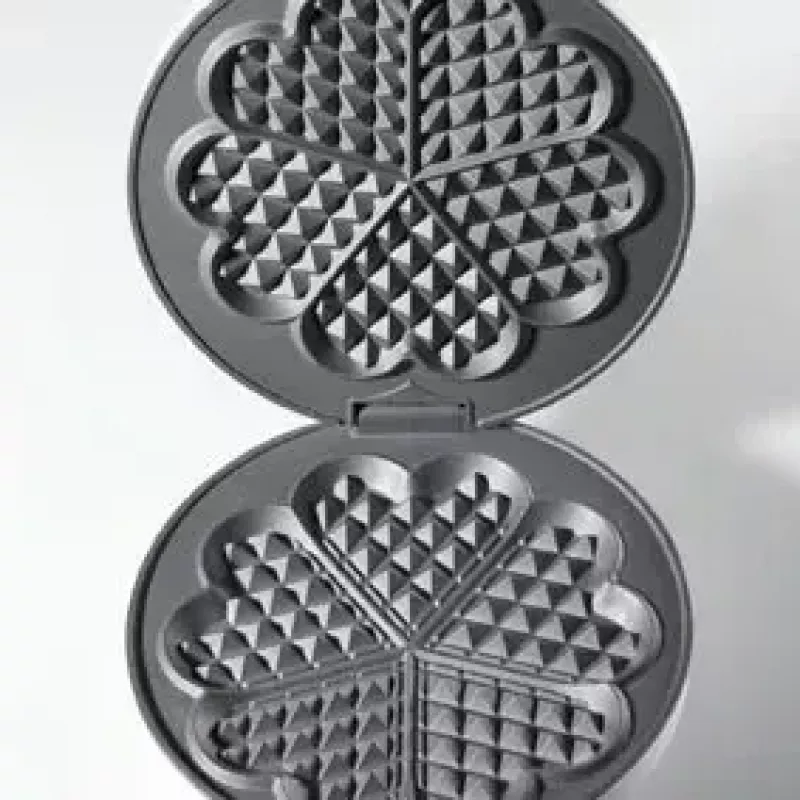 Wafelijzer Cloer 1629 5 wafels 930 W zwart metallic