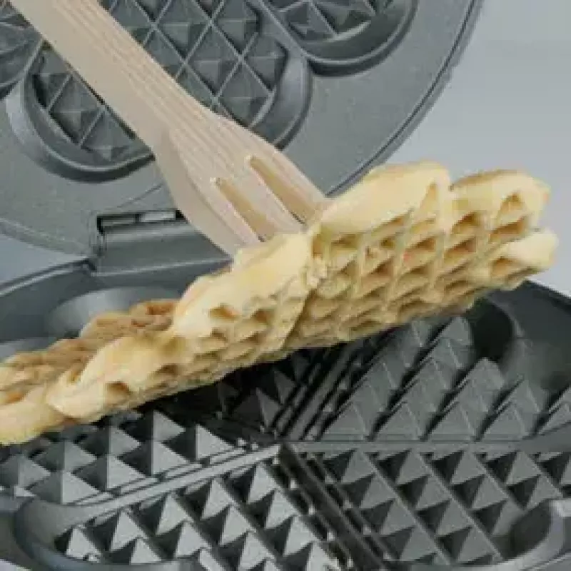 Wafelijzer Cloer 1629 5 wafels 930 W zwart metallic