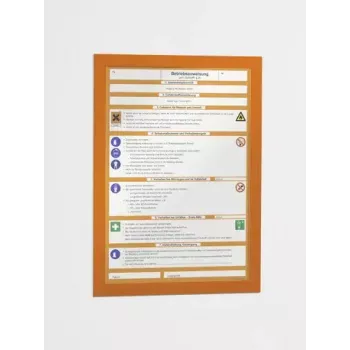 Magneetframe Durable DURAFRAME A4 oranje